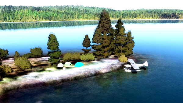Clan Lake, Northwest Territories - for Microsoft Flight Simulator