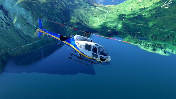 Cowan H125 F-HILF(SAF Helicopteres) - for Microsoft Flight Simulator