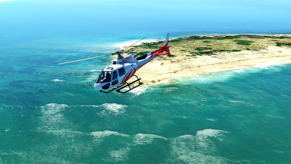 Cowan H125 Fictional As350B2 F-HMYL (WEST INDIES Helicopters - Saint-Martin island) - for Microsoft Flight Simulator