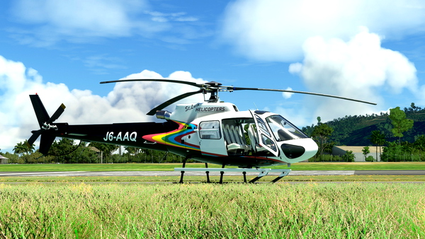 Cowan H125 J6-AAQ (St. Lucia Helicopters) - for Microsoft Flight Simulator