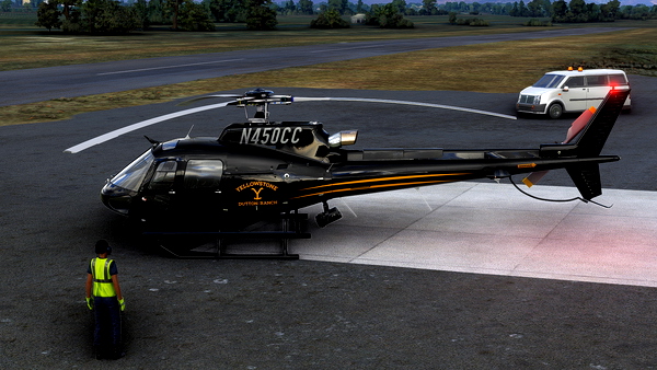 CowanSim H125 - Yellowstone Dutton Ranch - N450CC - for Microsoft Flight Simulator