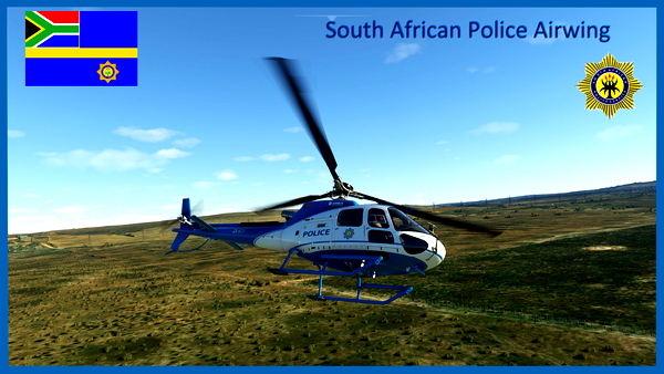 CowanSim H125 South African Police(ZS-RZV) - for Microsoft Flight Simulator