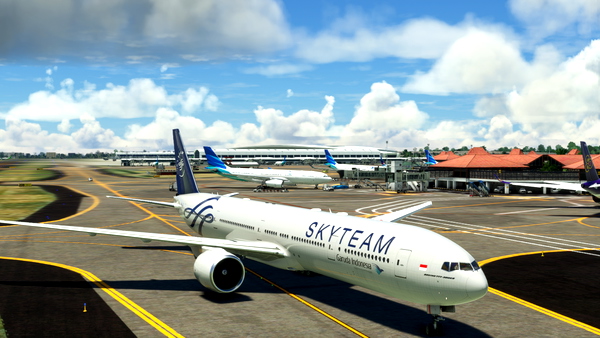 CS Boeing 777-300ER Garuda Indonesia Skyteam PK-GII 8K - for Microsoft Flight Simulator