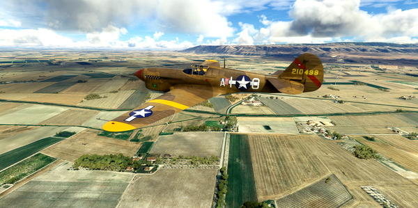 Curtiss P-40F 79th FG #A10 "Africa Special" - for Microsoft Flight Simulator