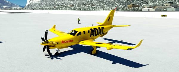 DAHER TBM930 ADAC Ambulance (fictional) - for Microsoft Flight Simulator
