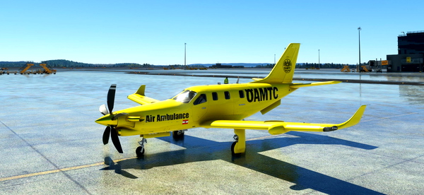 DAHER TBM930 ÖAMTC Air Ambulance (fictional) - for Microsoft Flight Simulator