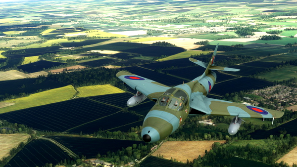 Dave Garwood - Hawker Hunter T7 RAF XL568 - for Microsoft Flight Simulator