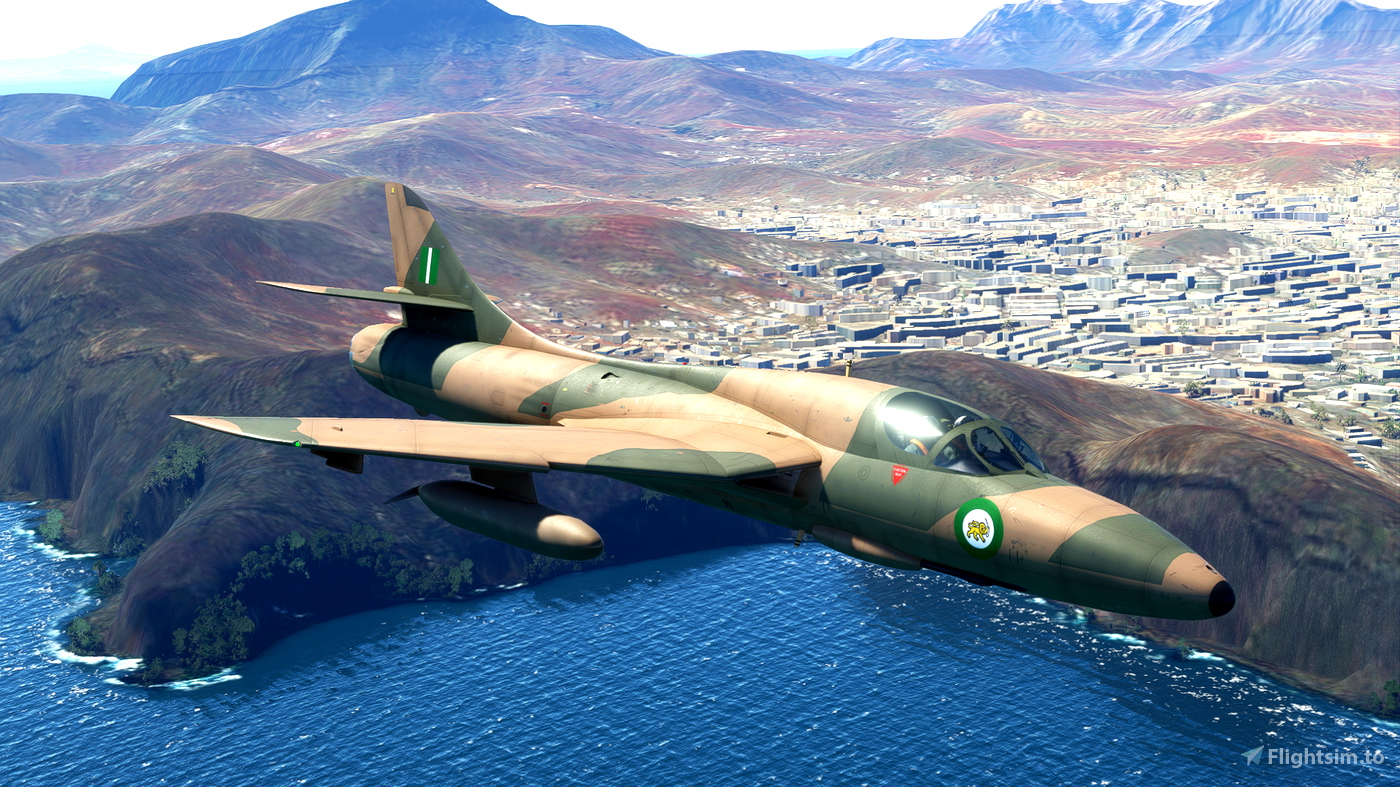 Dave Garwood Hawker Hunter T7 Rhodesian Air Force for Microsoft