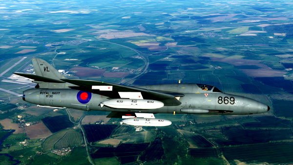 Dave Garwood - Hawker Hunter T8 RN XF310 - for Microsoft Flight Simulator