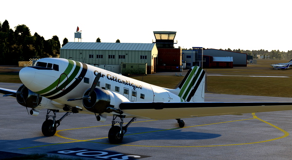 DC-3 Air Atlantique livery G-AMPO - for Microsoft Flight Simulator