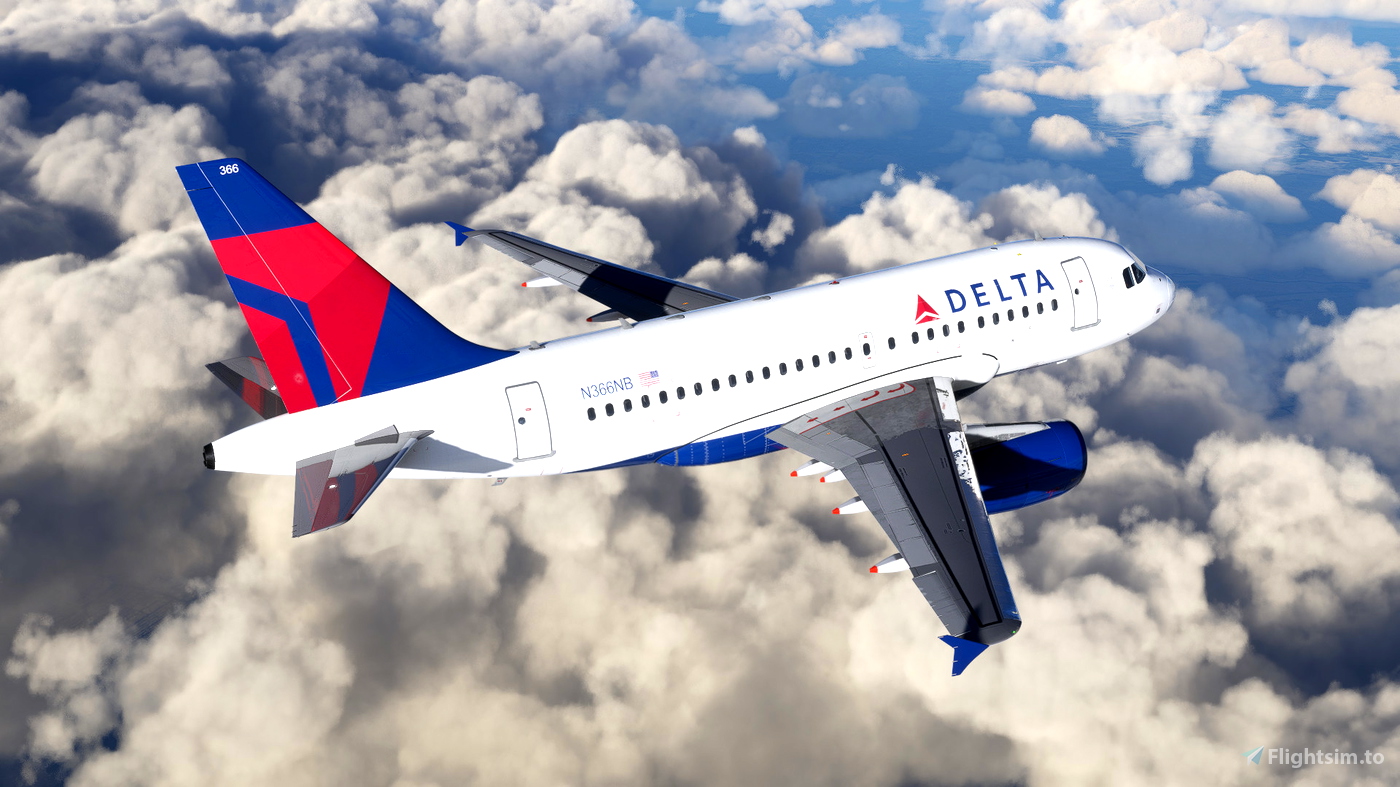 Delta Airlines Fictional LatinVFR A318 - 8K for Microsoft Flight ...