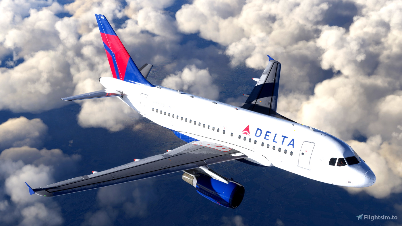 Delta Airlines Fictional LatinVFR A318 - 8K for Microsoft Flight ...