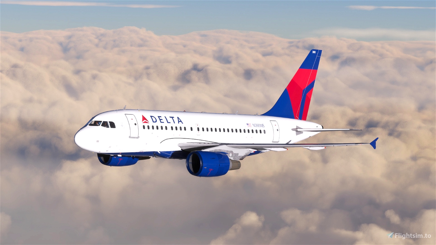 Delta Airlines Fictional LatinVFR A318 - 8K for Microsoft Flight ...