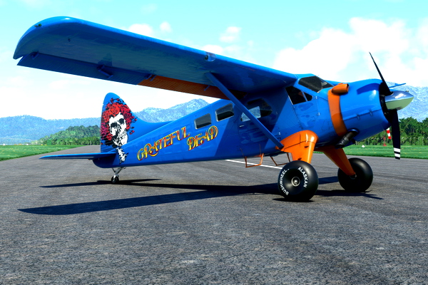 DHC-2 Beaver "Bertha" Grateful Dead Tribute Livery - for Microsoft Flight Simulator