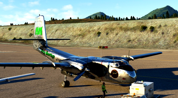 DHC-4 Caribou RTMM white and metal liveries - for Microsoft Flight Simulator