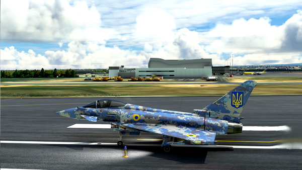 EF-2000 Ukrainian Air Force Blue Digital - for Microsoft Flight Simulator