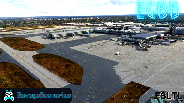 EGBB FSLTL Static Aircraft - for Microsoft Flight Simulator