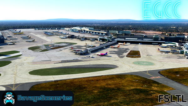 EGCC FSLTL Static Aircraft - for Microsoft Flight Simulator