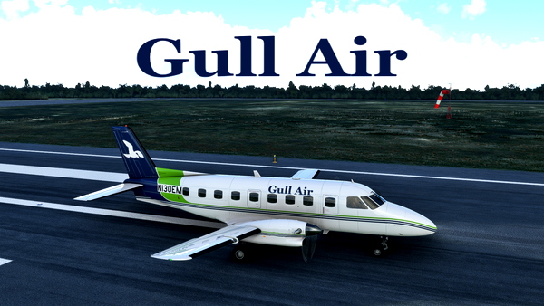 EMB110-P1 Bandeirante Gull Air "N130EM" - for Microsoft Flight Simulator