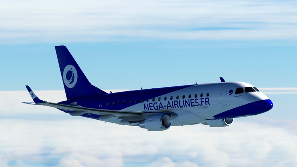 Embraer 170 Mega-Airlines.fr - for Microsoft Flight Simulator