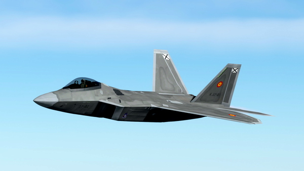 F-22A Raptor Spanish Air Force livery (fictional) - for Microsoft Flight Simulator