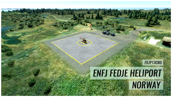 Fedje Heliport - for Microsoft Flight Simulator
