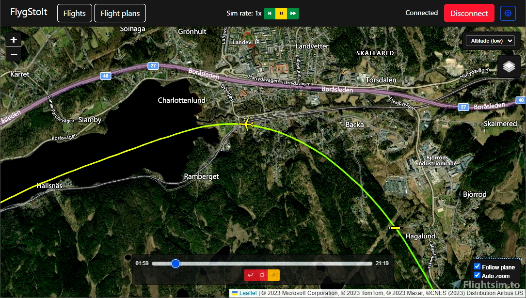 GitHub - Rybeusz100/msfs-google-maps: A web app that allows to monitor your  flight on an interactive map from any device with a web browser.