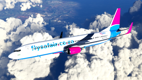 FlySafair Boeing 737-900ER PMDG BW ZS-FHA - for Microsoft Flight Simulator