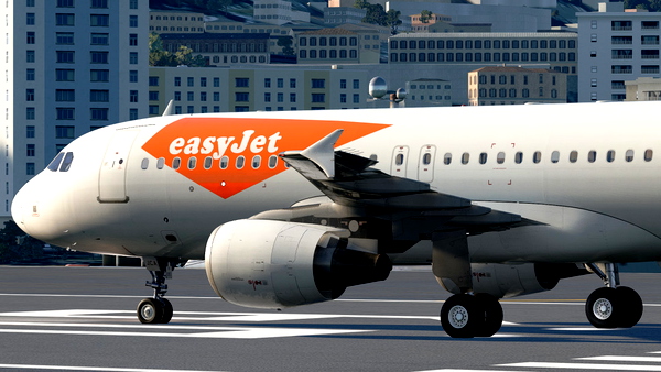 FNX320 - easyJet G-EJCA (White Hybrid) - for Microsoft Flight Simulator