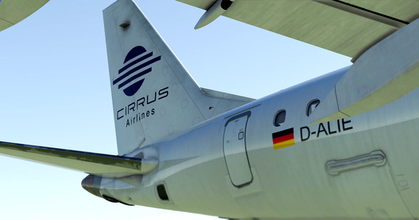 FSS E175 | Cirrus Airlines Old Livery (fictional from E170) - for Microsoft Flight Simulator