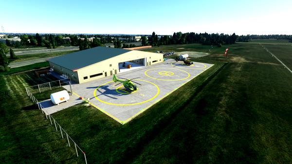 GB-0838 Almondsbury, Bristol (NPAS/GWAA heli base) - for Microsoft Flight Simulator