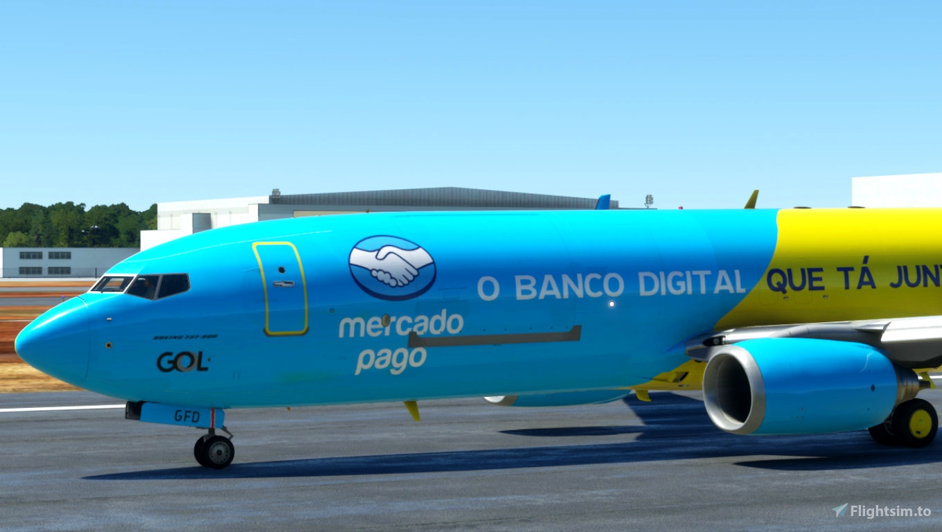 Gol Linha Aéreas (PR-GXR) PAI DA AVIAÇÃO SANTOS DUMONT para Microsoft  Flight Simulator