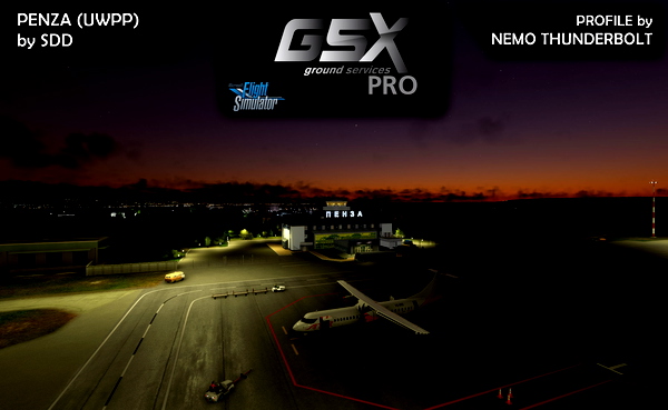 GSX Pro Profile - Penza (UWPP) - Siberian Scenery Development - for Microsoft Flight Simulator
