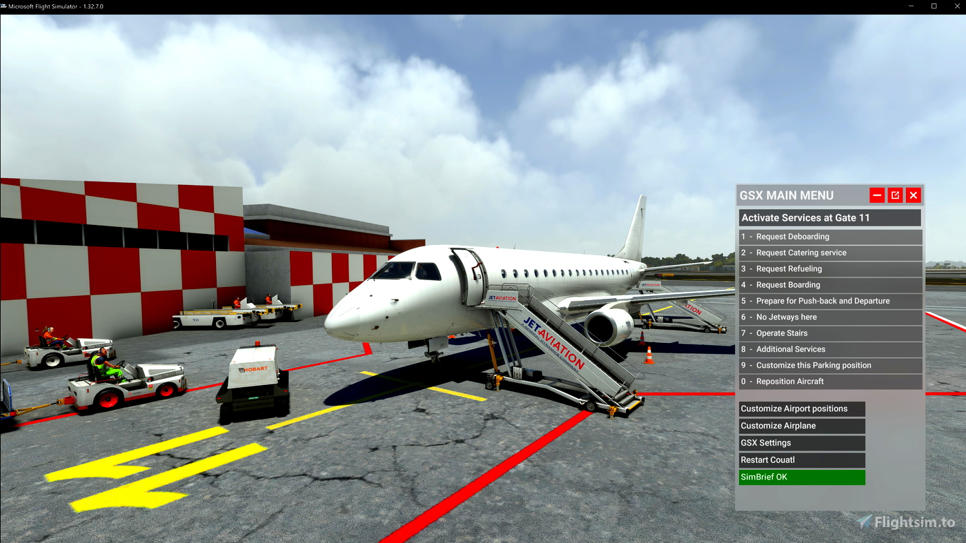 GSX Profile - FSS Embraer E170 for Microsoft Flight Simulator | MSFS