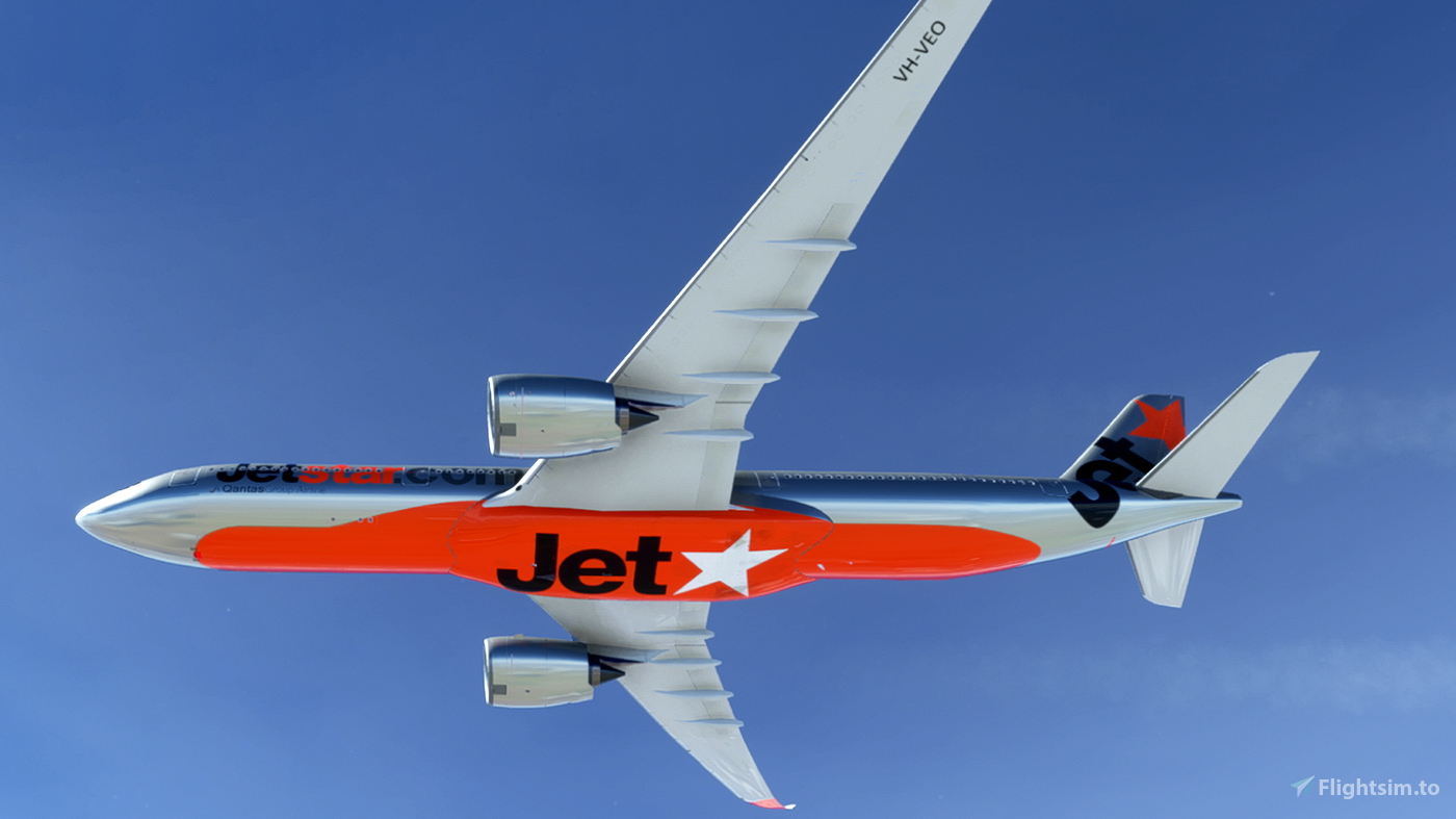 Headwind A330900neo JetStar with & without mask 8K for Microsoft