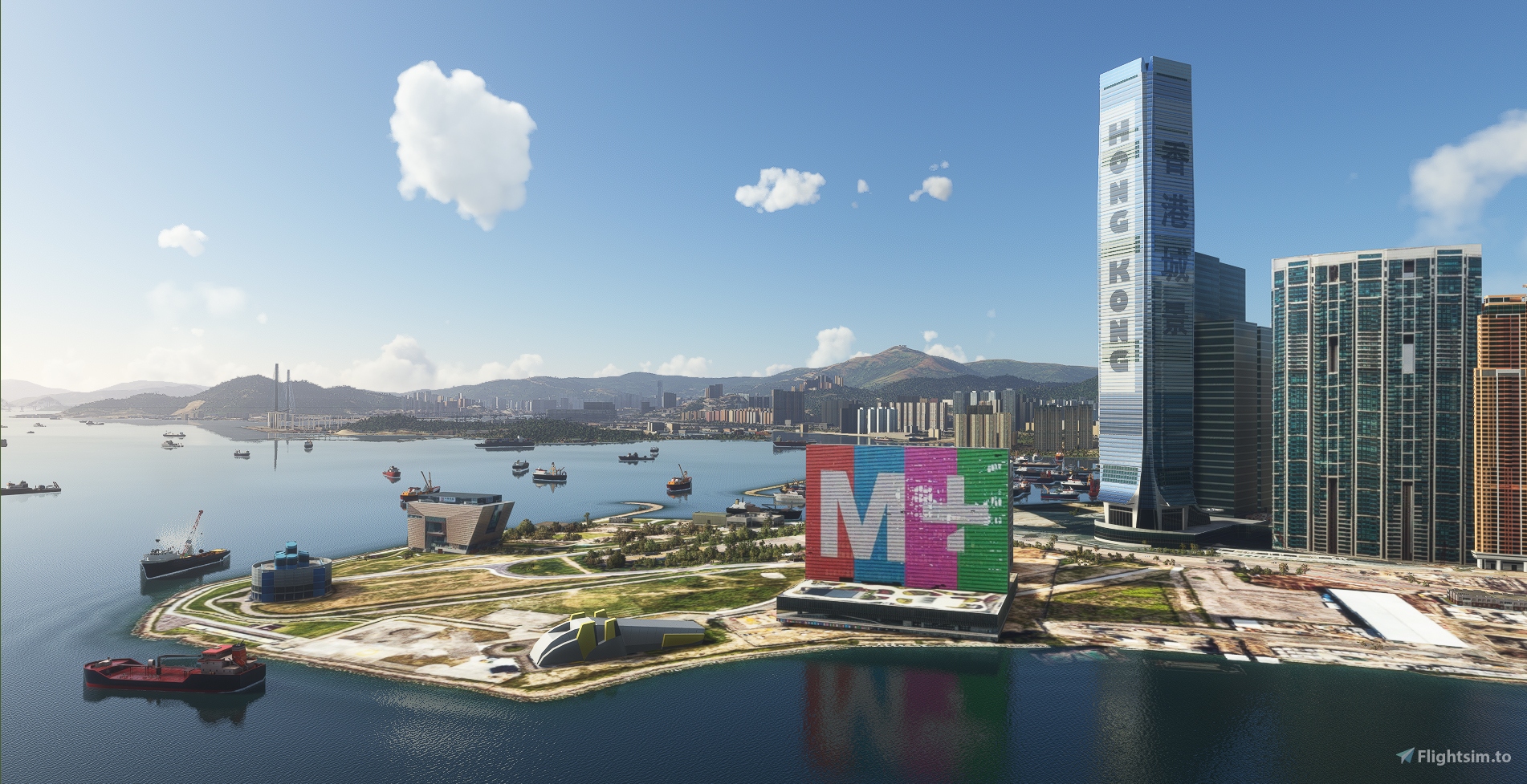 SamScene3D - Hong Kong City Times for Microsoft Flight Simulator 