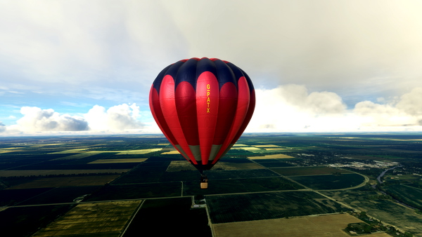 HPG Hot Air Balloon Repaint Livery: G-PATX - for Microsoft Flight Simulator