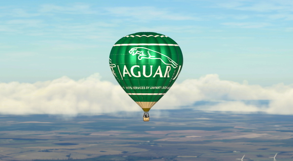 HPG Hot Air Balloon Repaint Livery: Jaguar G-BWPZ - for Microsoft Flight Simulator