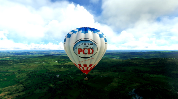 HPG Hot Air Balloon Repaint Livery: Salami PCD SP-BFC - for Microsoft Flight Simulator