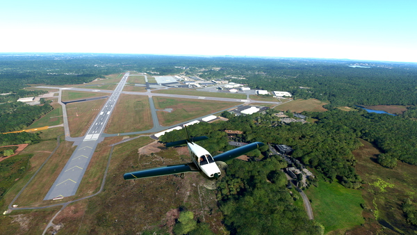 KBED Laurence G Hanscom Field, Bedford, MA, USA - for Microsoft Flight Simulator