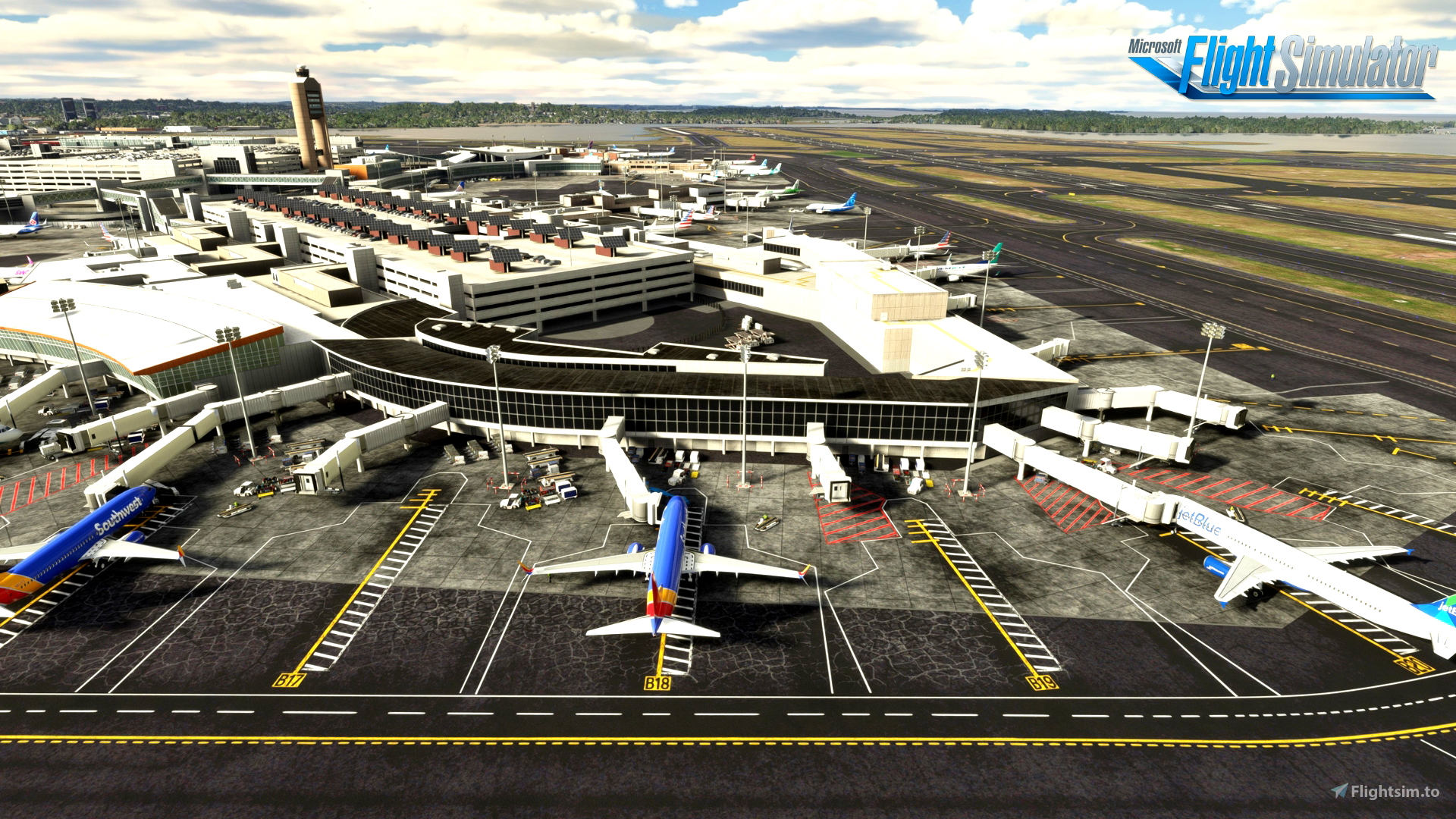 FeelThere, Inc. | KBOS – Boston Airport – Microsoft Flight Simulator ...