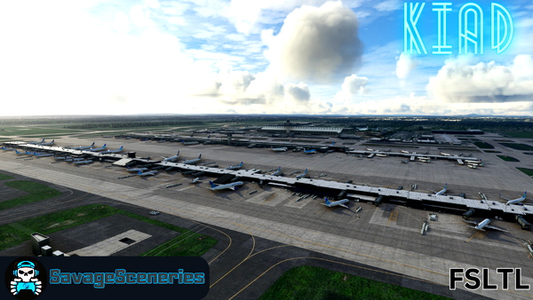 KIAD FSLTL Static Aircraft - for Microsoft Flight Simulator