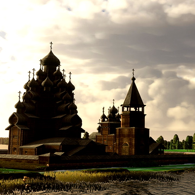 Kizhi Landmarks (ULPI) / Vytegra (ULWR) - for Microsoft Flight Simulator