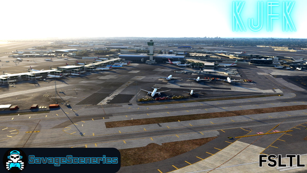 KJFK FSLTL Static Aircraft - for Microsoft Flight Simulator