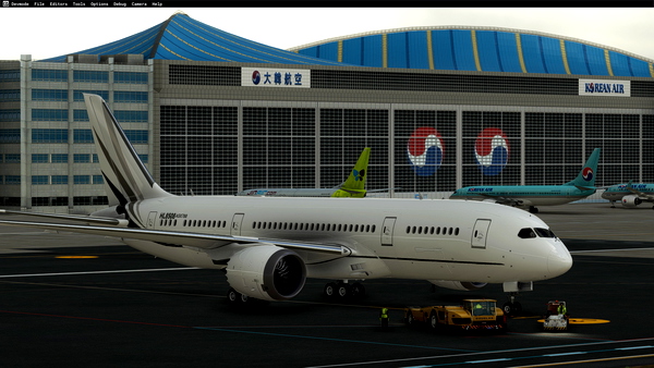 KOREAN AIR BBJ (USING SAMSUNG) HL8508 KURO B787-8 - for Microsoft Flight Simulator