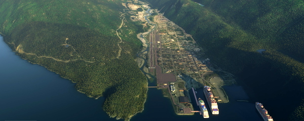 Landing a Twin Otter at Skagway Alaska - for Microsoft Flight Simulator