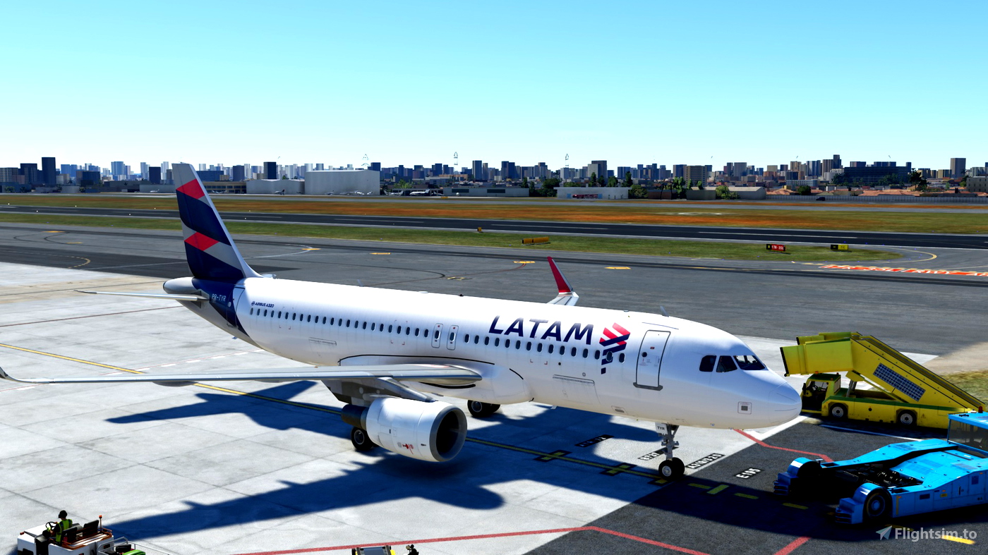 LatinVFR Airbus A320 LATAM (PR-TYR) for Microsoft Flight Simulator | MSFS