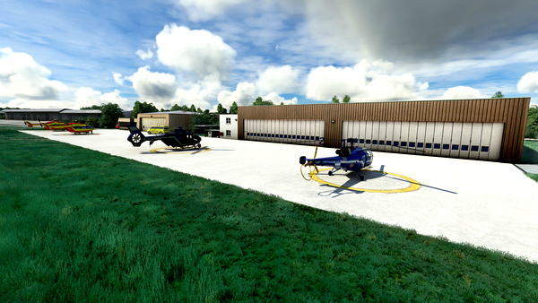 LFLY Lyon-Bron Héliports - for Microsoft Flight Simulator