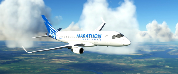 Livery FSS E-Jet 175 Marathon Air SX-MTO - for Microsoft Flight Simulator