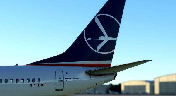 LOT Polish Airlines SP-LWB 737-800 - for Microsoft Flight Simulator